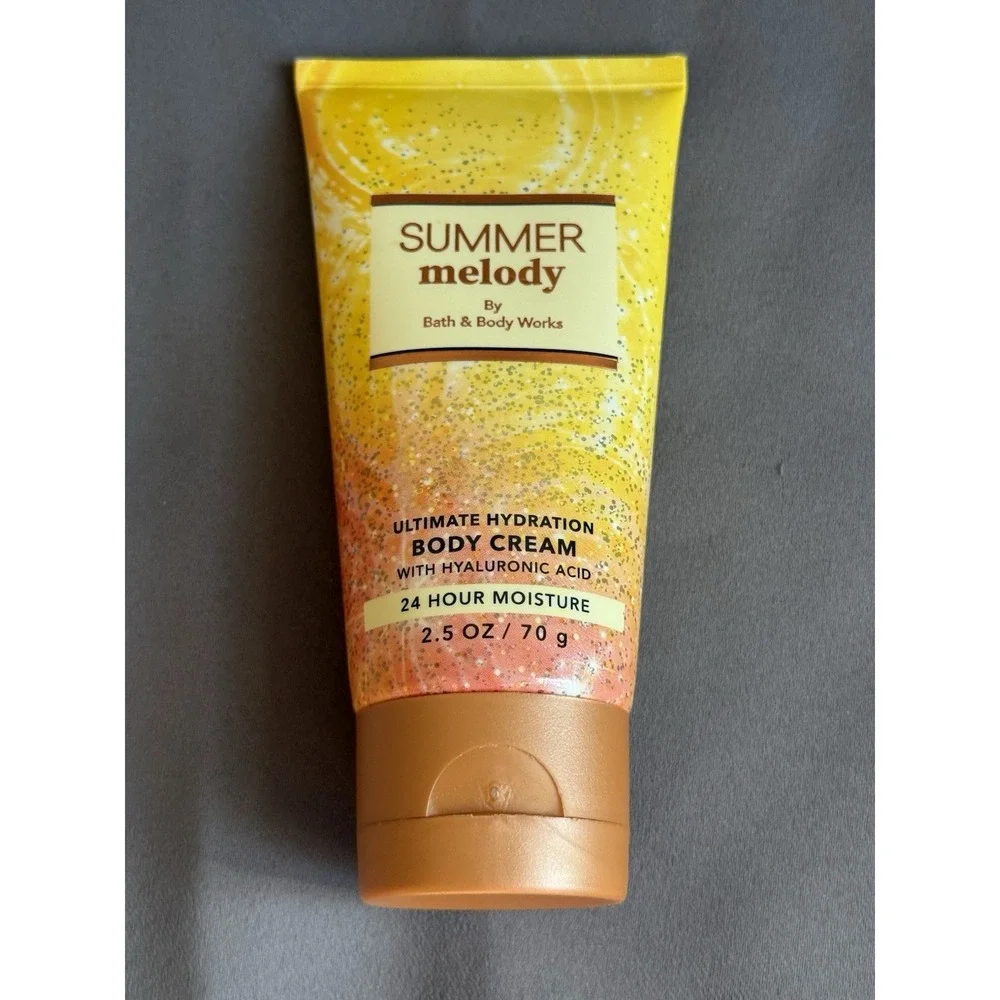 Lot 4 Bath & Body Works SUMMER MELODY Discont Exfoliating‎ Glow Wash Scrub Cream